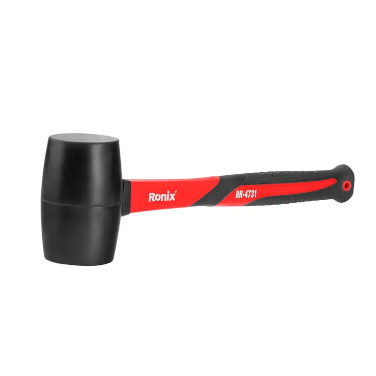 Martelo Borracha Cabo Fibra 500g Ronix Rh-4731